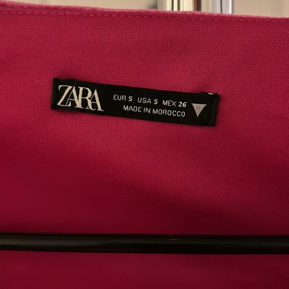 Zara pink velvet bodysuit - Picture 2 of 2